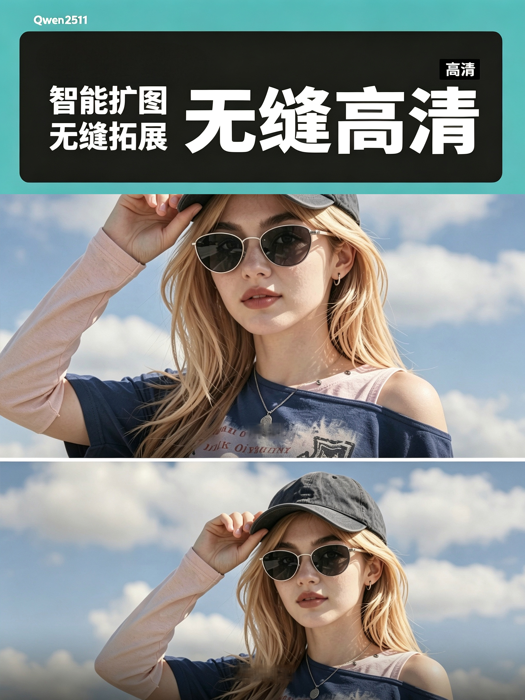 Qwen2511 智能扩图 无缝高清拓展